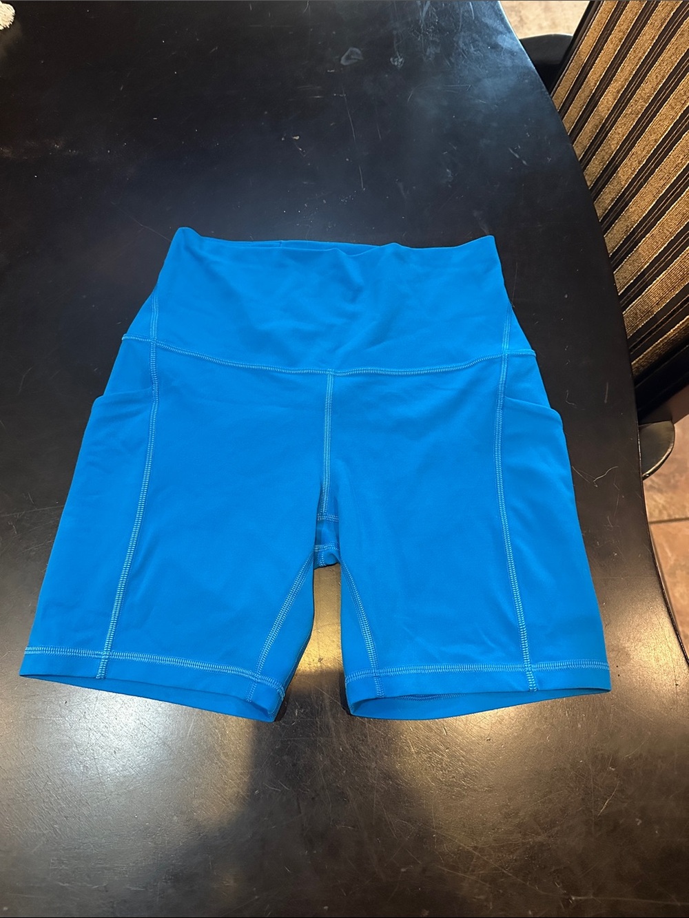 Lululemon High-Waist Women’s Active Bike Shorts - Blue